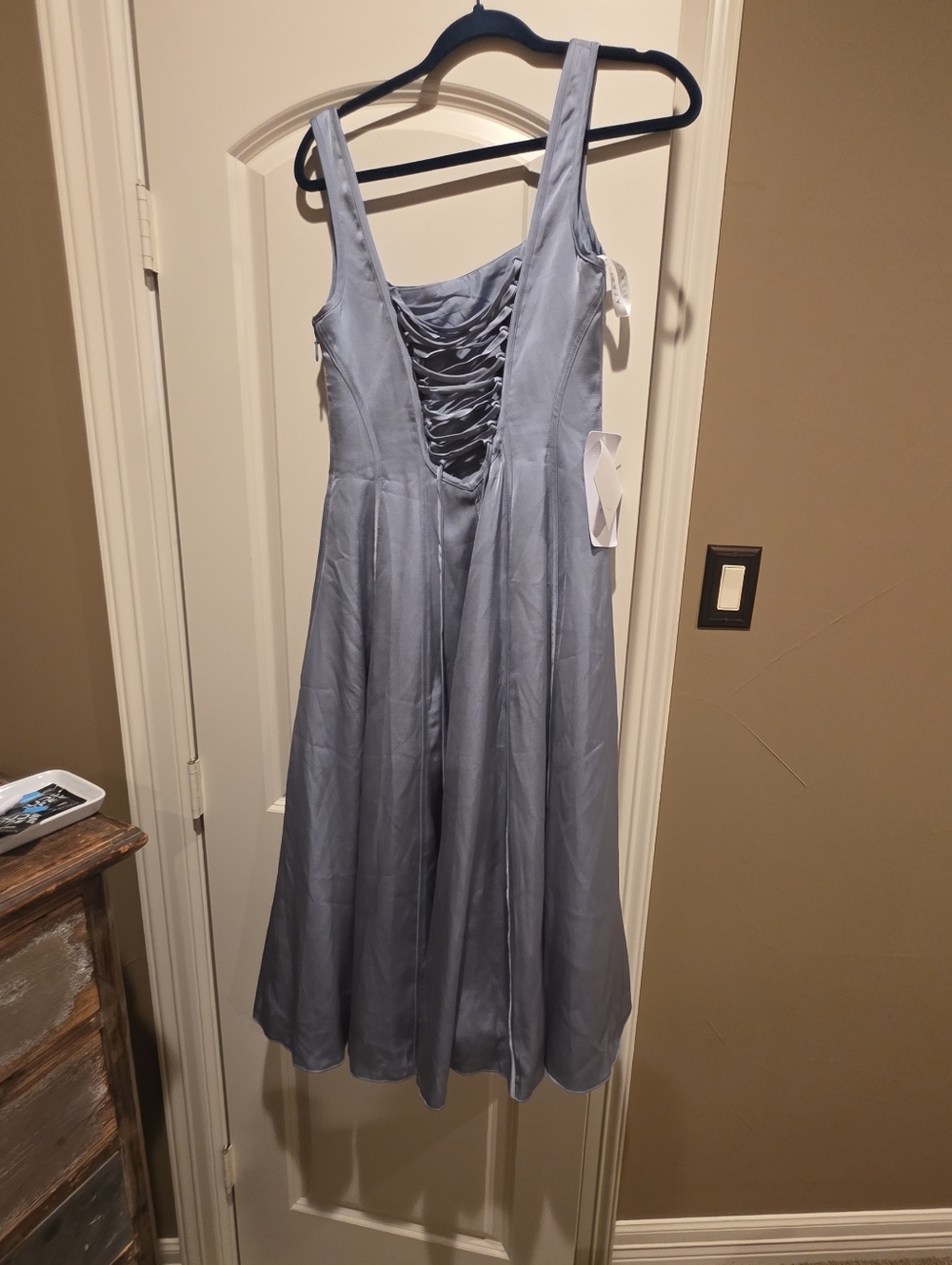 Azazie Backless Midi Dress - Picture 8 of 8